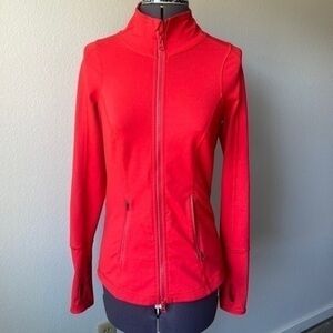 Zella jacket size small luscious red